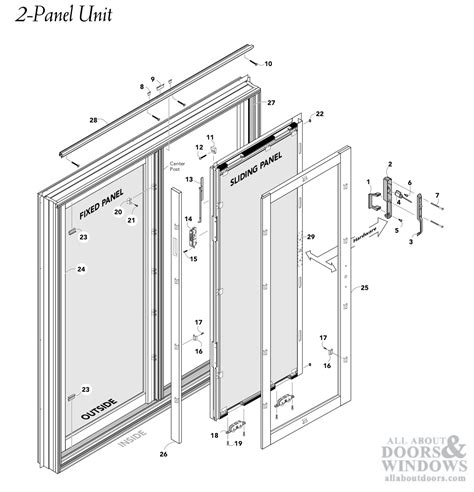 Pella Sliding Screen Door Parts Diagram Pella Sliding Glass Door Parts Diagram.  Pella Sliding Screen Door Parts Diagram